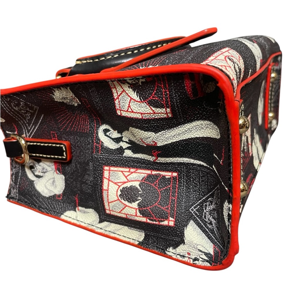 Dooney & Bourke Disney 101 Dalmatians Cruella de Vil 2-Way Crossbody Handbag - Picture 7 of 16